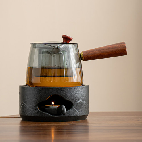 温茶炉蜡烛加热炉公道杯茶壶保温底座煮茶炉小火炉餐厅热茶温茶器
