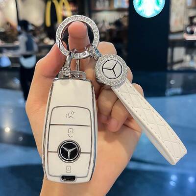 奔驰钥匙套新A级C级E级A200L包C260L车E300L壳GLC300/GLE/GLA女扣