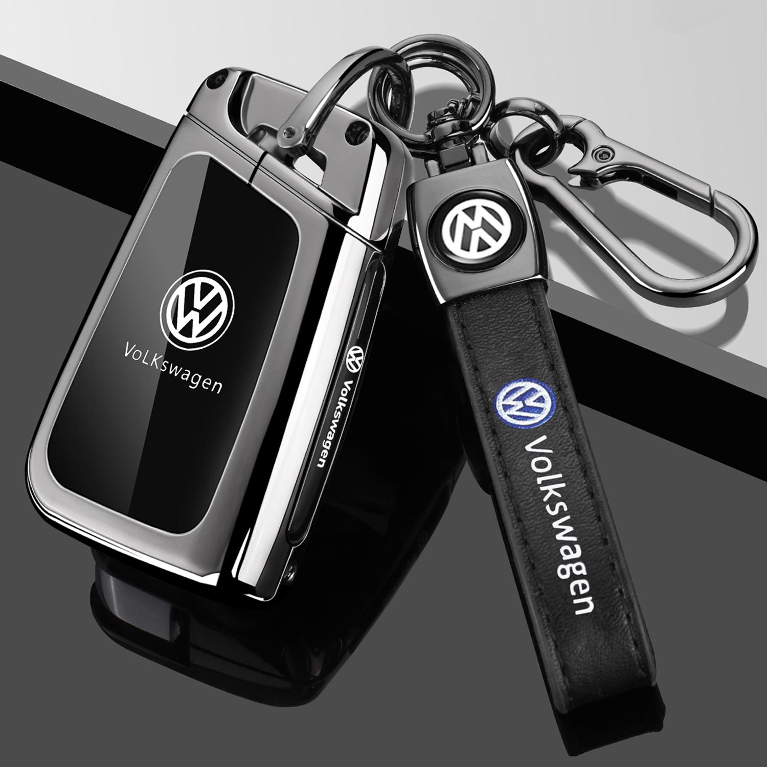 2024款大众钥匙套专用朗逸24新宝来速腾途岳330探岳plus车壳扣男