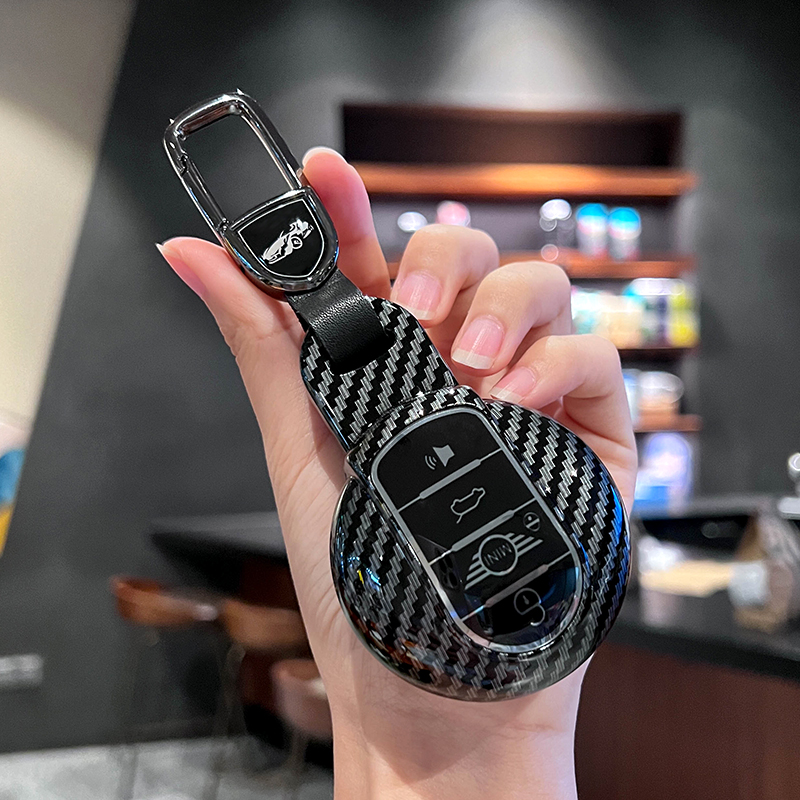 适用宝马mini钥匙套迷你countryman包cooper扣f54f55f56F60汽车壳