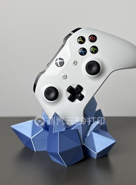 游戏手柄支架收纳架展示架XBOX PS4/5 Switch通用3D打印创意水晶