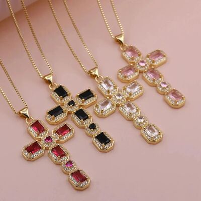 Virgin Mary Necklace Cross Series Pendant For Daily Casual