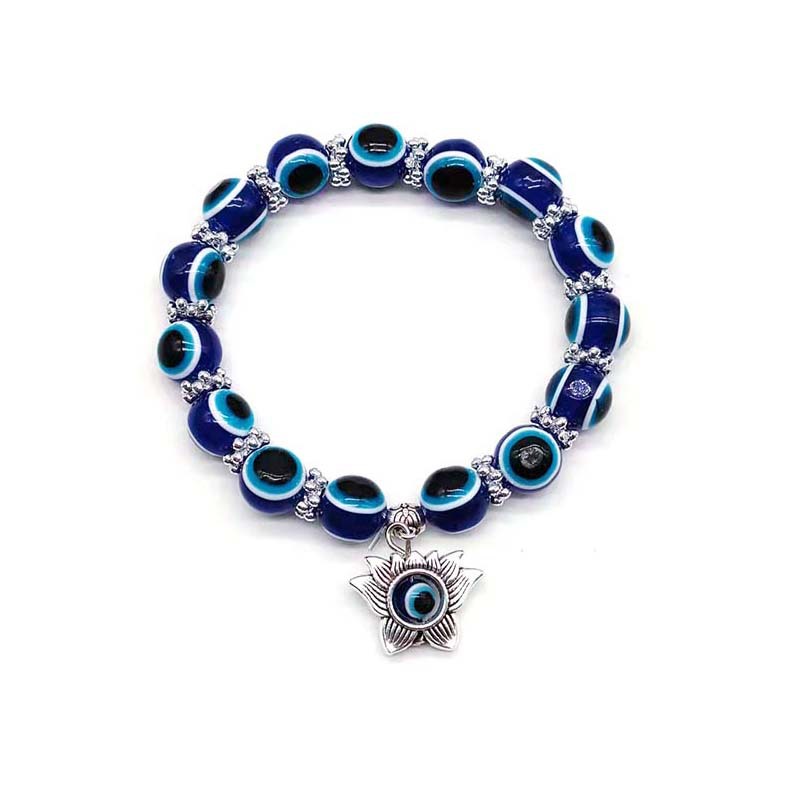 Classic Blue Evil Eye Beaded Friendship Bracelet for Women