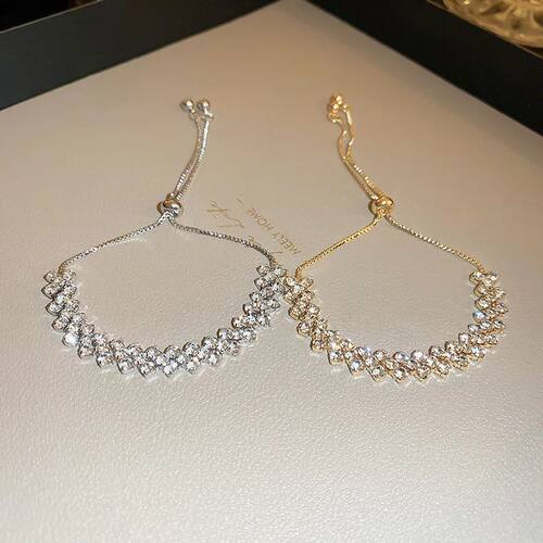 Rhinestone Crystal Adjustable Bracelet Bangle Women's
