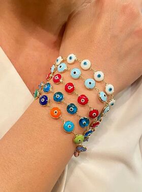 Wholesale Fashion Lucky Turkish Evil Eye Bracelet For Women