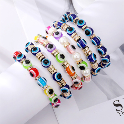 2023 New Retro Evil Eye Bracelets For Men Women Jewelry