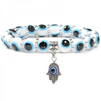 Lucky Evil Eye Beaded Bracelet Turkey Adjustable