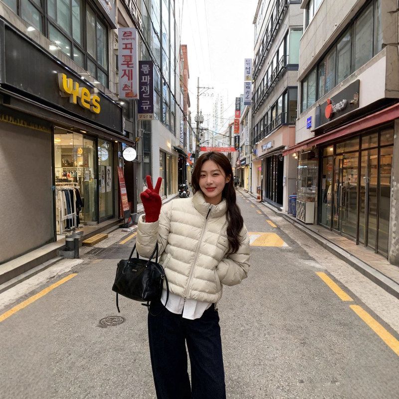 THINK十三行泡芙排骨羽绒服女90