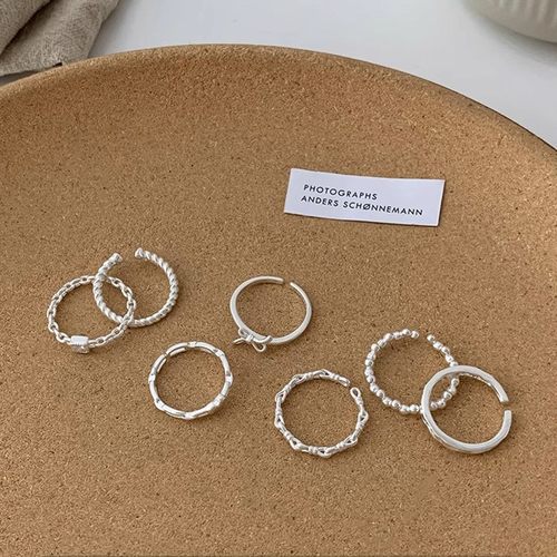 New Sterling Silver Rings For Women men crystal Black watch