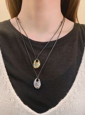 Black Rope Necklace Women's Autumn and Winter Simple