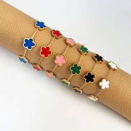 Adjustable Stainless Steel Bracelet Double Sided Bracelets