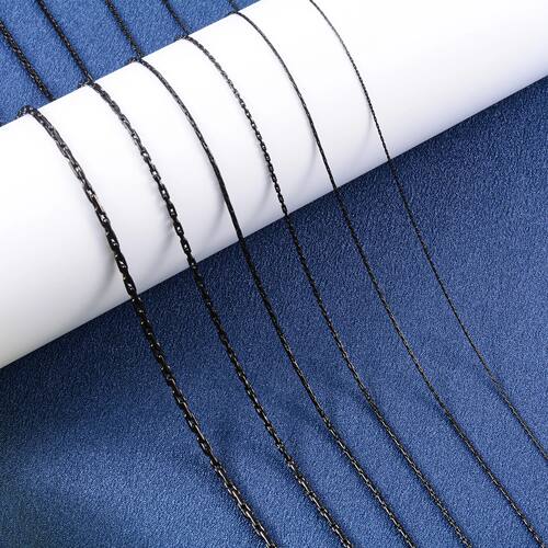 316L Dainty Stainless Steel Link Cable Neck Chain Thin