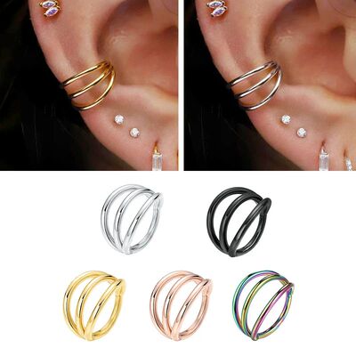 316L Surgical Steel Segment Tragus Helix Cartilage Earring