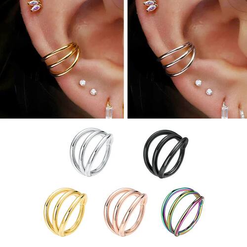 316L Surgical Steel Segment Tragus Helix Cartilage Earring