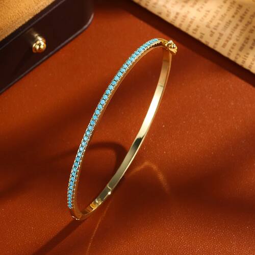 Brand New Blue Turquoise Micro-intact Bracelet Bangle for