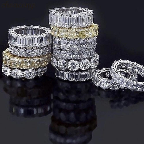 2023 New Promise Ring Real 925 Sterling Silver AAAAA Cz