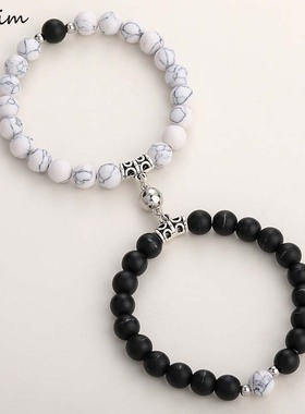 2022 Fashion 2pcs/set Natural Stone Beads Yoga Bracelet For
