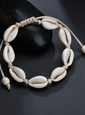 Shell Charm Bracelets For Women Men Summer Sandy Beach Handm