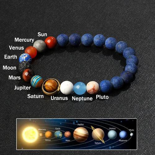 Universe Eight Planets Bangles & Bracelets Men Fashion