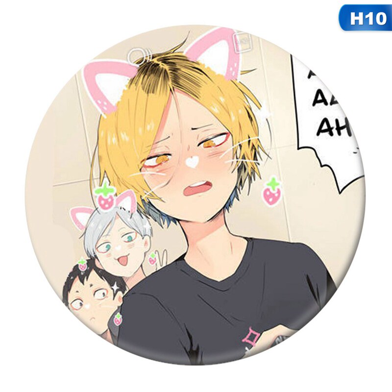 Anime High Kyuu!! enamel pin Volleyball Boy Cos Tsukishimain the Accessories/Fashion Jewelry, Brooch  category - from Buy2taobao.com to provide professional Taobao agent buy service