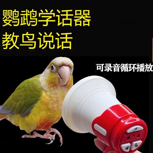 鸟用学习机鹦鹉学话机复读机教鸟学说话鹩哥讲话录音玄凤训练