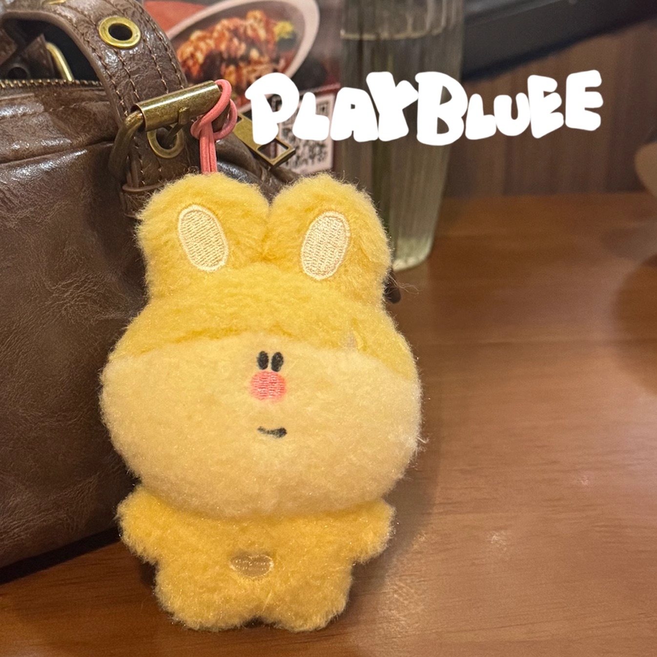 PlayBluee原创mini兔可爱毛绒挂件治愈系礼物车挂