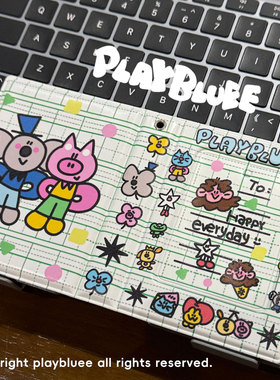 PlayBluee 原创田字格考拉猪猪可爱卡册单格32卡位小卡收纳照片