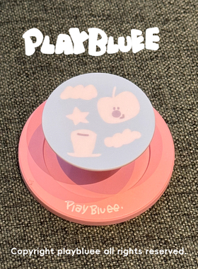 PlayBluee 原创粉粉考拉可爱磨砂磁吸气囊伸缩支架苹果16华为
