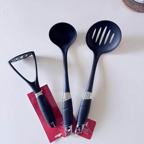 出口 不粘锅专用尼龙汤勺压泥器尼龙炒菜铲漏勺尼龙厨具耐高温