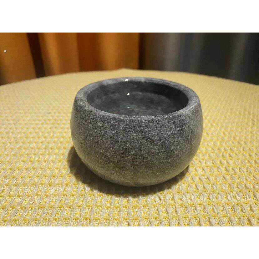 石头狗盆狗碗猫碗狗狗水碗狗食盆防打翻猫咪小型犬防打翻狗狗食盆
