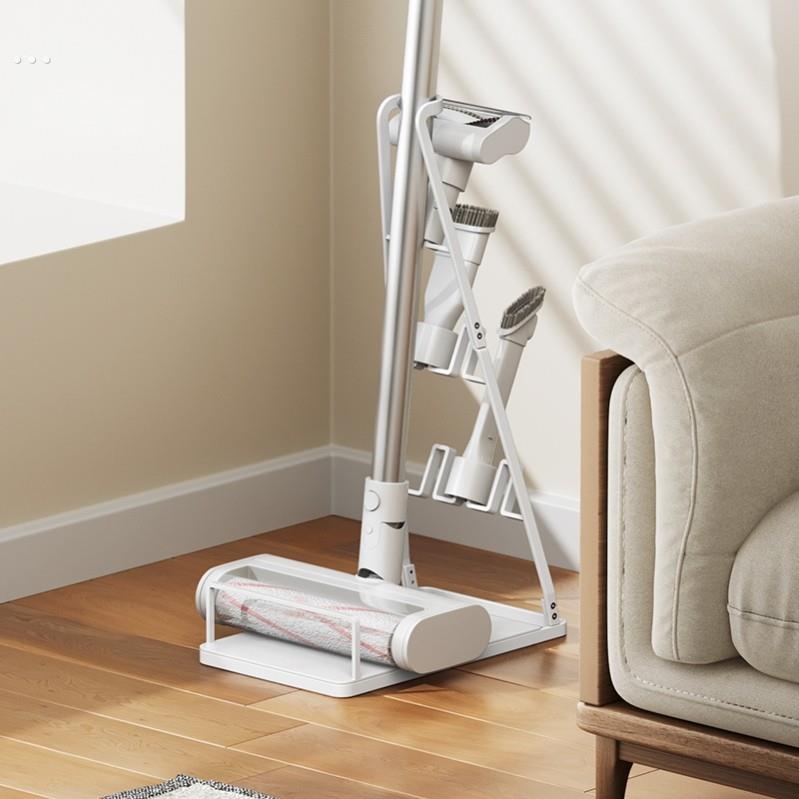 吸尘器支架家用手持吸尘器置物架客厅简易落地式蒸汽拖把收纳神器