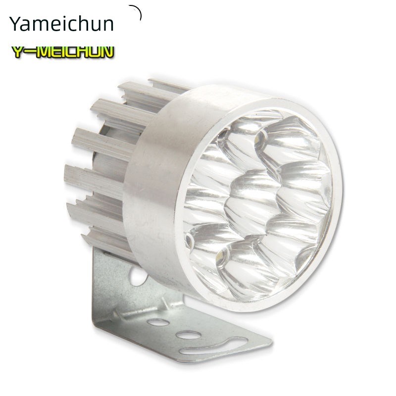 超亮LED电动车灯前大灯射灯12v48伏60v72v改装摩托车外置防水灯泡