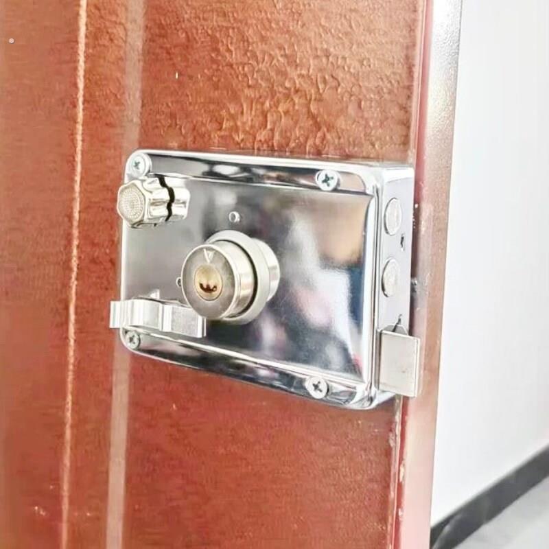 门锁木门通用型防撬家用大门大门锁暗锁不锈钢锁具室内锁芯冷轧钢