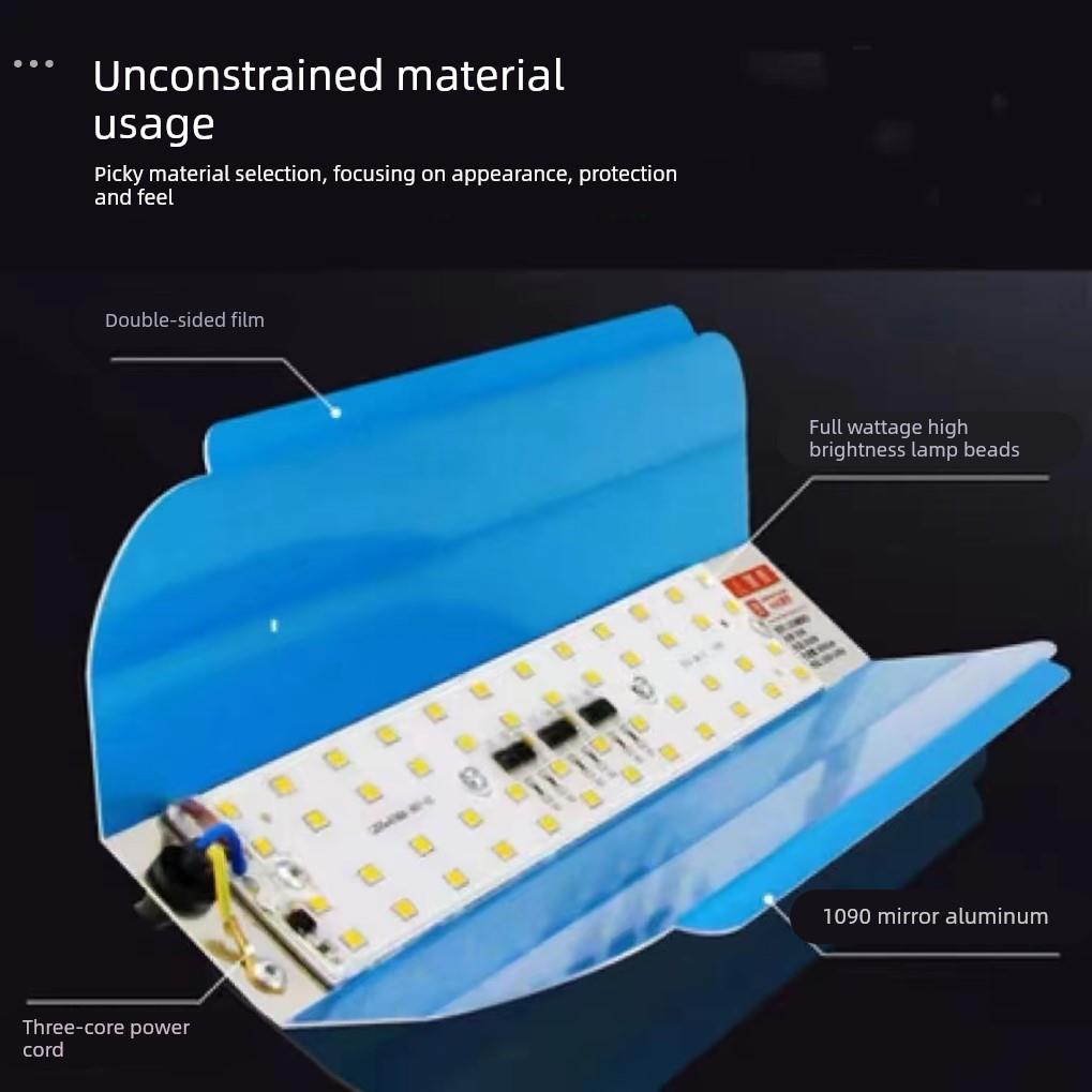 led碘钨灯工作灯1000w超亮加班太阳灯防水户外工地用照明投光灯