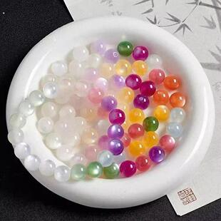 【光变珠卡10mm】手串珠珠串珠DIY材料手链车载紫外线小挂件