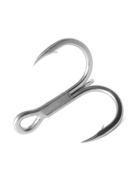 YSWS铁板路亚鱼钩RAPTOR-Z三本钩Treble Hook大物海钓6071-5X-NP