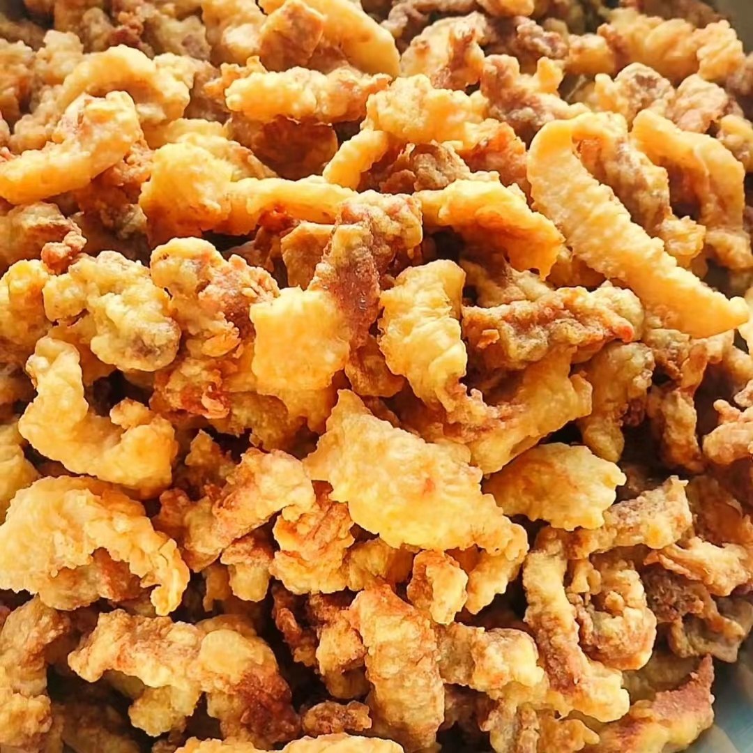 【小酥肉】信阳新县特产本地黑猪肉油炸小酥肉农家制作火锅食材