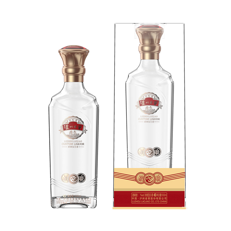泸州老窖定制酒 25款晶 3号酒体 38/52度浓香型高度纯粮白酒500ml