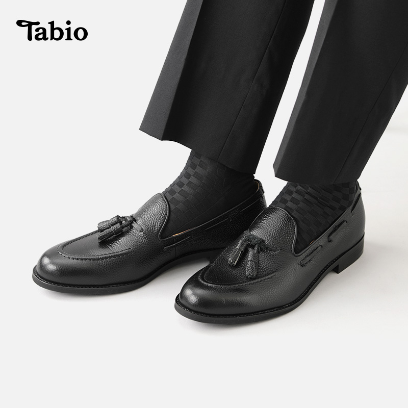 Tabio格纹商务袜子男日本制造