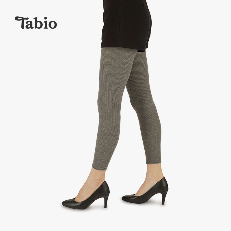 罗纹连裤袜Tabio保暖女