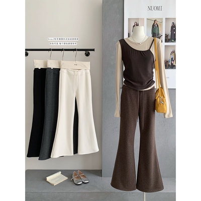 【赠运费险】超好看加绒微喇裤