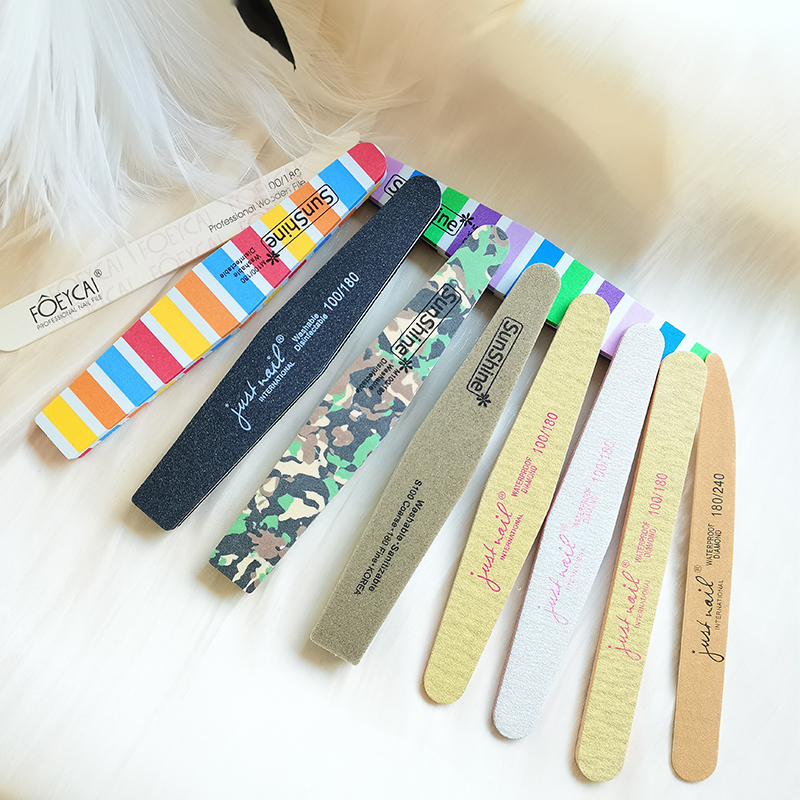 网红美甲美甲指甲锉打磨条磨砂