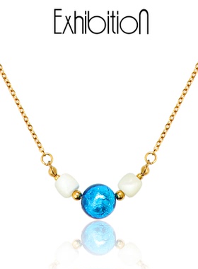 览物馆钛钢女不褪色项链