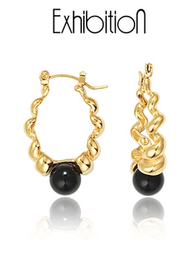 Exhibition/览物馆耳环小众高级感独特时尚港风气质不褪色耳饰女