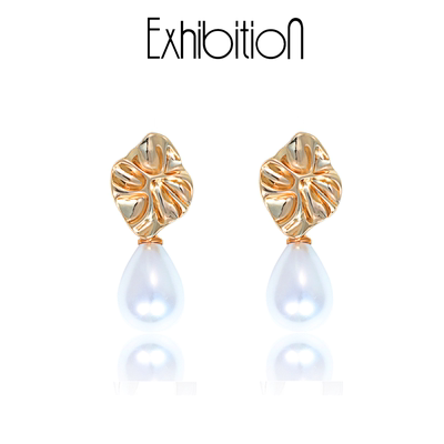 法式珍珠耳钉女高级感气质耳环
