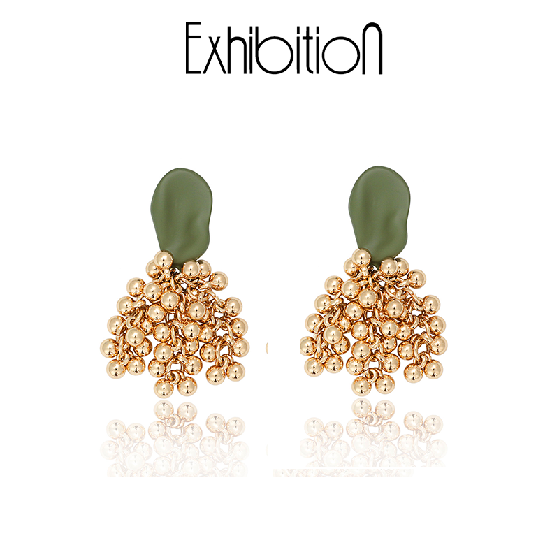 法式复古流苏耳环气质设计
