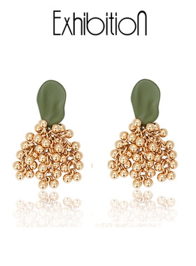 Exhibition/览物馆法式复古流苏耳环气质设计个性潮简约耳坠耳饰