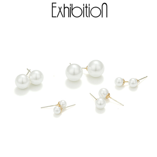 Exhibition/览物馆法式人造珍珠耳环女轻奢高级感耳钉春夏耳饰品