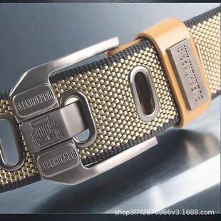 年轻人加长户外裤 布皮带男士 工装 腰带2025新款 带 潮休闲帆布牛仔裤