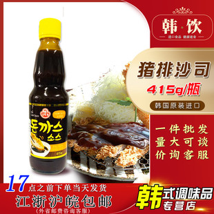 韩国进口不倒翁炸猪排酱415g韩式猪排沙司日式烤肉酱调味蘸酱汁